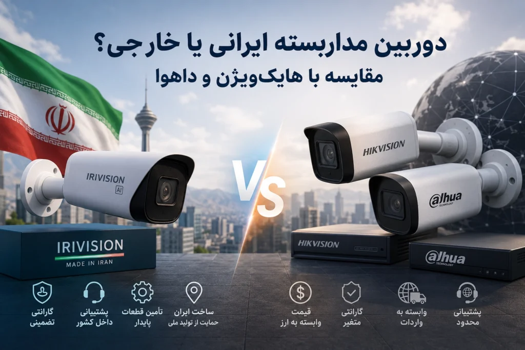 دوربین مداربسته ایرانی یا خارجی